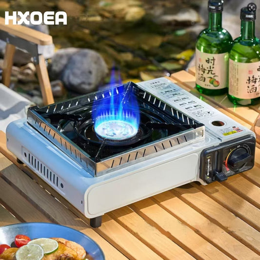 Portable outdoor picnic cassette stove