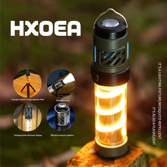 Outdoor LED multi-function mosquito repellent camping light