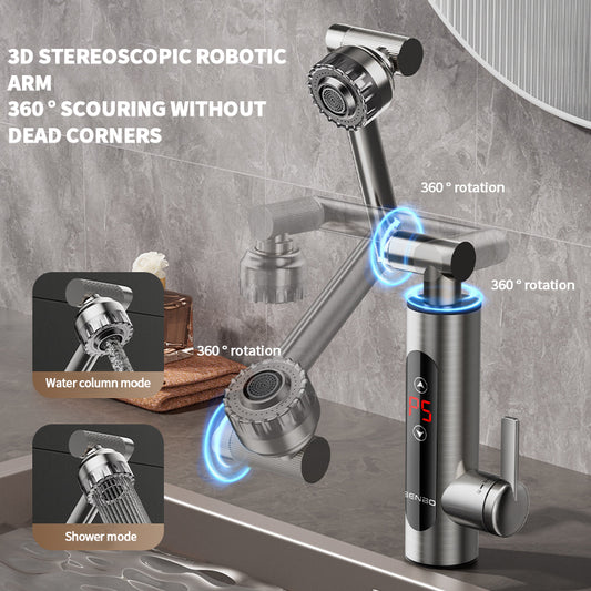 German style hot and cold household water heater faucet