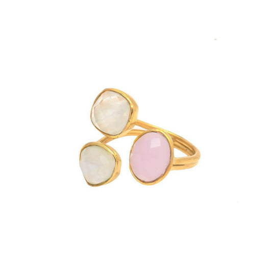 Anillo Alma Rosa y Blanco